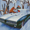 Pontiac In Snow Diamond Painting