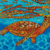 Turtle Underwater Diamond Painting