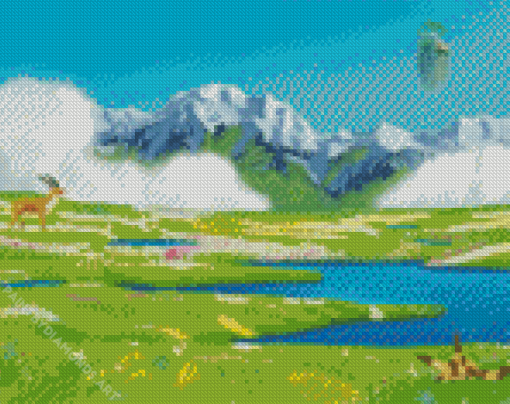 Anime Landscape Diamond Painting