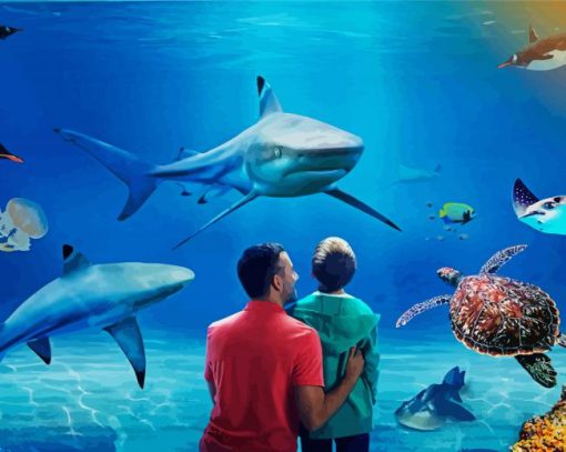 Aquarium Sea Life Diamond Painting