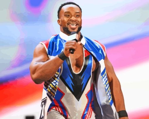 Big E Wrestler Diamond Painting