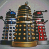 Dalek Dr Who Diamond Painting