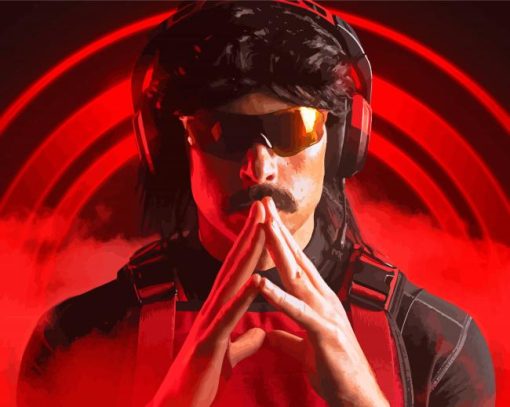 Dr Disrespect Diamond Painting