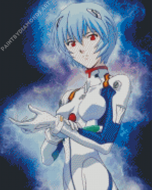 Evangelion Rei Ayanami Diamond Painting