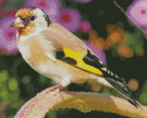 Goldfinch Bird Diamond Painting