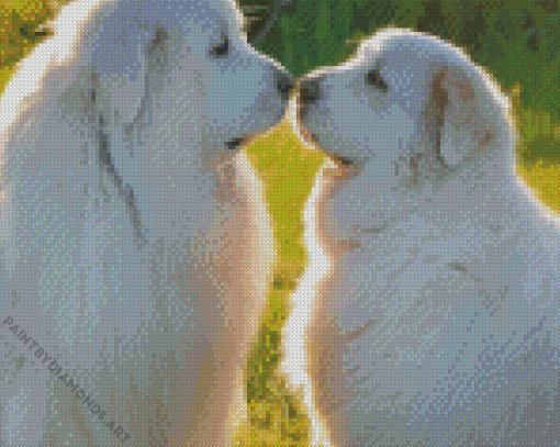 Pyrenees Dogs Diamond Painting