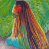 Hawaiian Girl Diamond Painting
