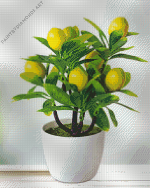 Lemon Tree Plant Diamond Painting