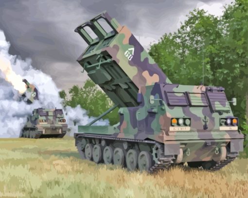 Military MLRS Diamond Painting