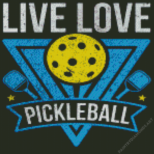 Pickleball Quote Diamond Painting