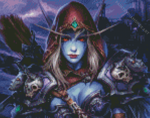 Sylvanas Windrunner Diamond Painting