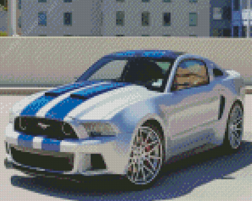 Mustang Ford Shelby Diamond Painting