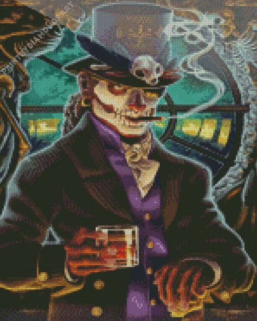 Baron Samedi Smoking Diamond Painting