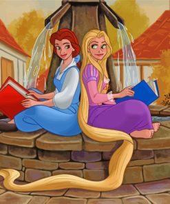 Belle And Rapunzel Diamond Painting