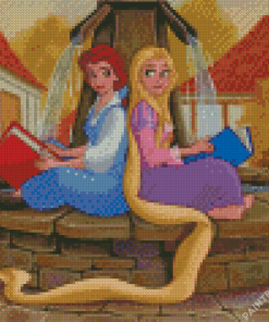 Belle And Rapunzel Diamond Painting