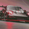 Black Porsche Motorsport Diamond Painting