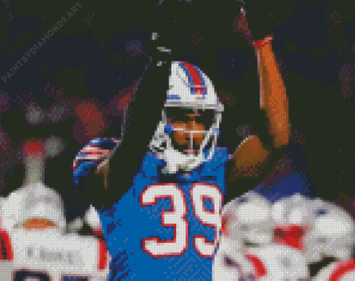 Buffalo Bills Player Diamond Painting