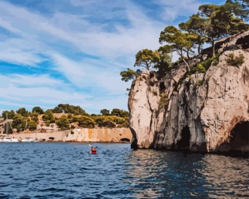 Cassis Seaside Diamond Painting