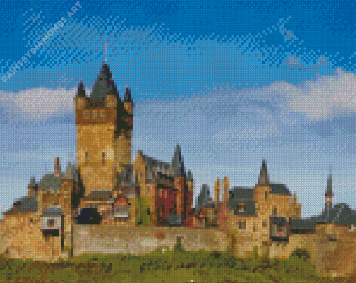 Cochem Castle Diamond Painting