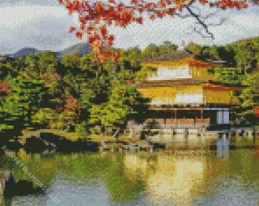 Kinkakuji Temple Diamond Painting