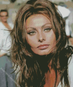 Italian Sophia Loren Diamond Painting