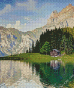 Swiss Cottage Diamond Painting