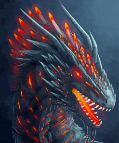 Scary Dragon Diamond Painting