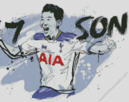 Son Tottenham Diamond Painting