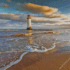 Talacre Wales Beach Diamond Painting