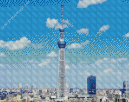 Tokyo Skytree Diamond Painting