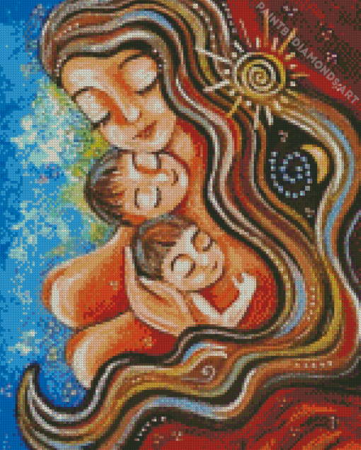 Twin Babies Diamond Painting