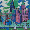 View Of Dresden Schlossplatz Diamond Painting