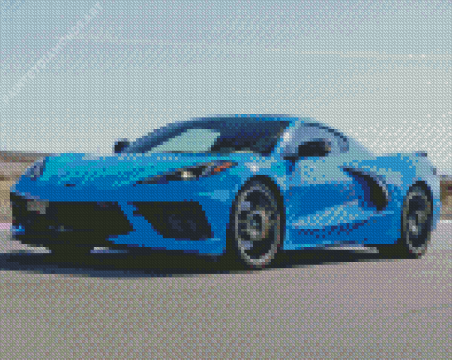 Chevrolet Corvette Stingray Diamond Painting