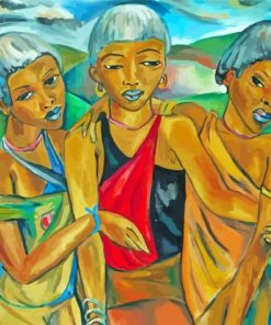 Three Swazi Girls Diamond Painting