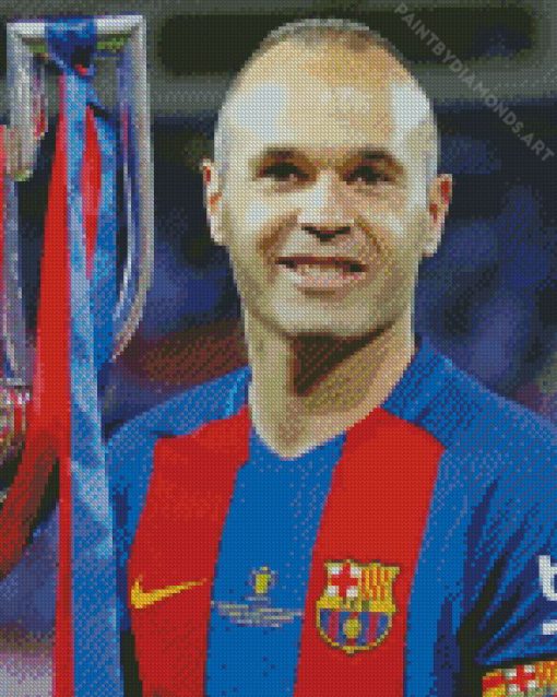 Andres Iniesta Diamond Painting