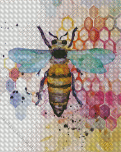 Bee Art Diamond Painting