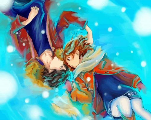 Blue Spring Ride Art Diamond Painting