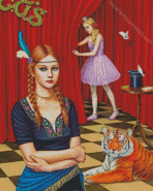 Circus Girls Diamond Painting