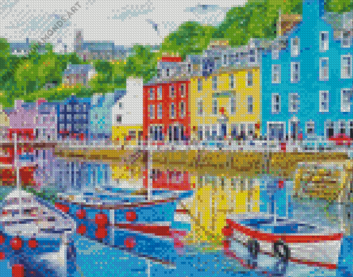 Padstow Harbour Diamond Painting