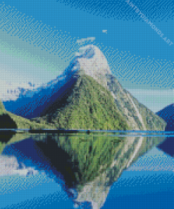 Fiordland Mountain Diamond Painting