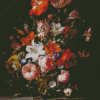 Flowers In A Glass Diamond Painting