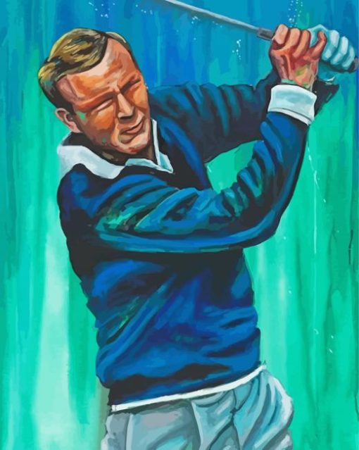 Golfer Arnold Palmer Diamond Painting