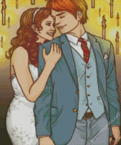 Hermione And Ron Diamond Painting
