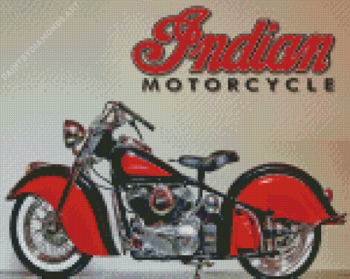 Indian Motorcycle Diamond Painting
