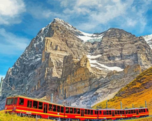 Jungfrau Mount Diamond Painting