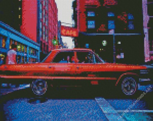 Lowrider In The Street Diamond Painting