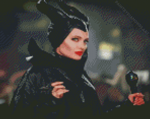 Maleficent Angelina Jolie Diamond Painting