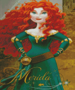 Merida The Princess Diamond Painting