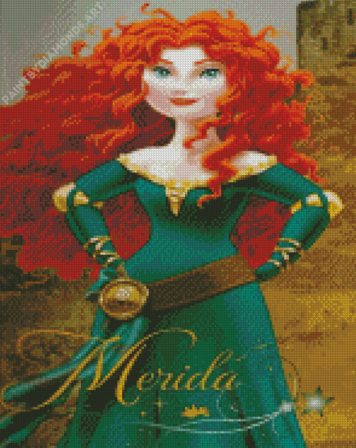 Merida The Princess Diamond Painting