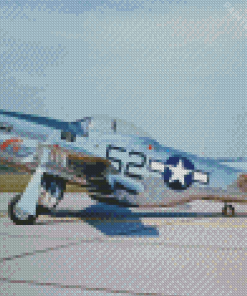 Mustang P51 Plane Diamond Painting